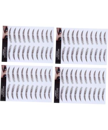 Beavorty 12 Pcs Eyebrow Stickers Hair-like Eyebrows Eyebrow Transfer Stickers Cosmetic Eyebrow Trimming 6d - Buy Online on GoSupps.com