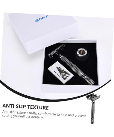 Minkissy Manual Mustache Razor Set - Women's Safety Facial Razor with Double-Edged Blades - Buy Online on GoSupps.com