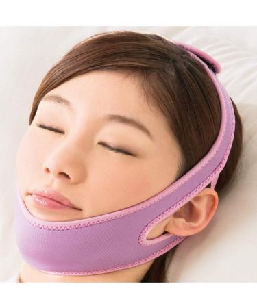Buy Stop Snoring Chin Strap | Anti-Snoring Jaw Reduction Relief for Men & Women - Purple | International Shipping Available - Buy Online on GoSupps.com