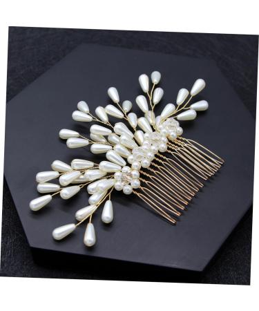 Angoily Bride Headpieces for Wedding Side Hair Comb Hair Claw Clips for Women Goody Hair Clips for Women Hair Combs for Women Crystal Hair Comb Tiara Pearl Accessories Miss - Buy Online on GoSupps.com
