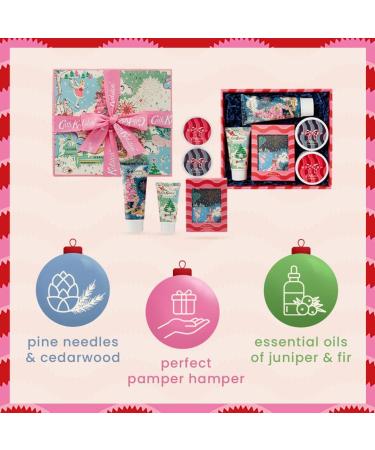 Cath Kidston Christmas Sky Pamper Hamper: 5 Skincare & Spa Treats, Essential Oils, Cruelty-Free & Vegan - Buy Online on GoSupps.com