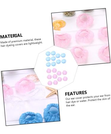 Healeved 180 Pcs Earmuffs Ear Protection Ear Covers Shower Bathing Ear Cover Ear for Barber Ear Protector Caps Ear Cuff Waterproof Ear Covers Bathing Ear Caps Eva Hair Accessories Miss 3.7x3.7cmx3pcs Assorted Colorx3pcs - Buy Online on GoSupps.com