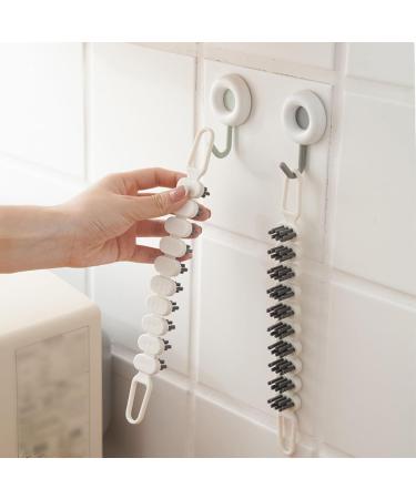 2 Pcs Crevice Cleaning Brush Flexible Gap Cleaning Brush Multifunctional Cleaning Brush for Home Kitchen Bathroom - Buy Online on GoSupps.com