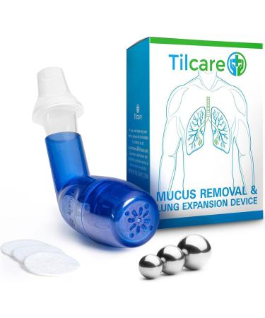 Tilcare Breathing Lung Expander & Mucus Removal Device - Exercise & Cleanse Therapy Aid for better Sleep & Fitness
