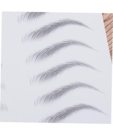 NOLITOY 2pcs Hair-like Women Tool Stickers Transfer for Type Artificial Black Imitation Men Eyebrow 20.50X15.00X0.20CM Black - Buy Online on GoSupps.com