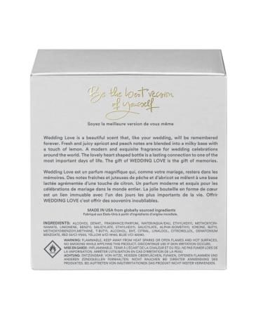 | Wedding Love Perfume for women | Fruity Sweet Women's Fragrance | Bridal Shower Gift | Wedding Gift for Bride | Vegan & Cruelty-Free EDP 75ml - 2.5 fl oz. - Buy Online on GoSupps.com