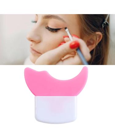 Eyelash Applicator Baffle Eyelash Mascara Smear Shield Double Arc Smoothing Surfaces Perfect Fitting for All Face Shapes (Peach Pink) - Buy Online on GoSupps.com