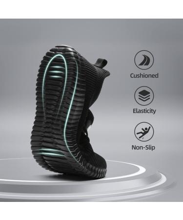 SKTRIP Men's Lightweight Breathable Walking Shoes - Black, Size 11 - Buy Online on GoSupps.com