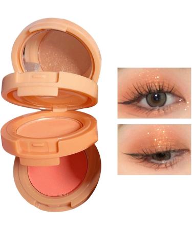 Blush Makeup Palette | 3-Colored Blush Powder - Multi-Layer Facial Pressed Powder Cheek Matte Mineral Blush Blendable Long-Lasting All-Day Rowces 2# Milk Peach - Buy Online on GoSupps.com