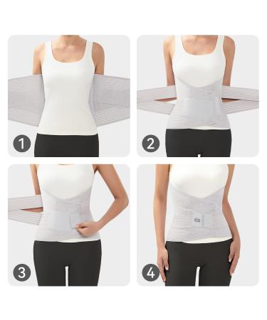 32 CM Wide Back Brace - Ergonomic Pain Relief Support Belt for Men & Women - Soft Lumbar Mesh for Herniated Disc & Sciatica (XX-Large - Buy Online on GoSupps.com