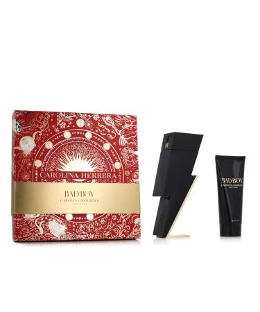 CAROLINA HERRERA for Men - 2 Pc Gift Set 3.4oz EDT Spray 3.4oz Shower Gel Packaging may vary