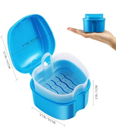 Premium Denture Box & Retainer Case | Travel Storage for False Teeth - Durable Convenient and Stylish - Buy Online on GoSupps.com