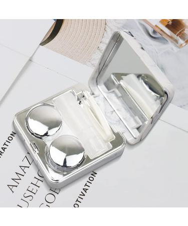 Portable Contact Lens Container Set | 2-Piece Travel Storage Box | Mini Reusable Plastic Case for Small Contact Lenses - Buy Online on GoSupps.com