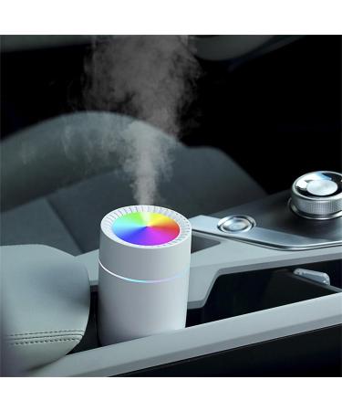 Portable Mini Humidifier with Colorful Night Light - USB Desktop Air Humidifier for Bedroom and Car - Essential Oil Diffuser and Aroma Mist Maker - White - Buy Online on GoSupps.com