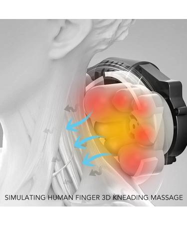 NSXAYIWE Neck Massager Cushion | Heated U-Shaped Neck Pillow for Home & Travel | Electric Neck-Shoulder Massage Pillow - Buy Online on GoSupps.com