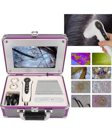 Skin Diagnosis Hair Analyzer - 10.1" Follicle Detector with 4 Spectrum Detection & Image Freeze Zoom Function for Accurate Scalp Analysis - Buy Online on GoSupps.com