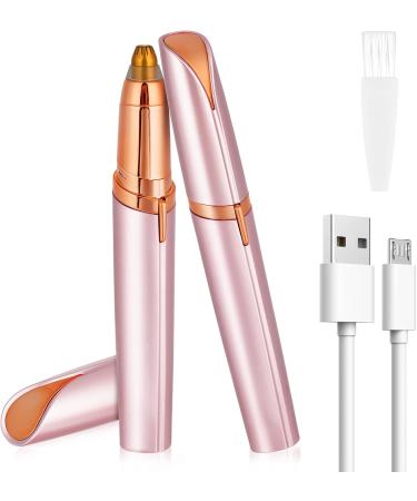 Hello Eyebrow Remover Electric Eyebrow Epilator for Women with Integrated LED Electric Eyebrow Trimmer for Women for Facial Hair Eyebrows Lip Hair Arms Rose Gold Rose Gold - Buy Online on GoSupps.com