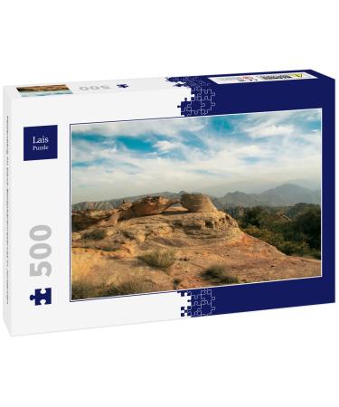 Lais Puzzle Rocky Mountain in the Dana Biosphere Reserve in Jordan 500 pieces