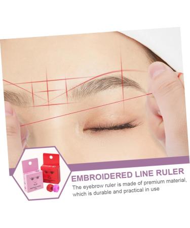 Beatifufu Eyebrow Ruler 2boxes Line Tool Wire Mapping Locating Supply Drawing Embroidered Ruler Manual Practical - Buy Online on GoSupps.com