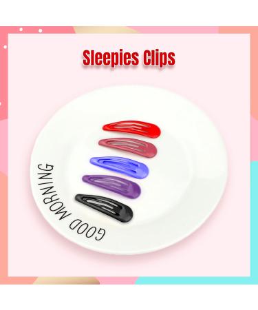 6Pcs 5CM Snap Hair Clips in Red - School Colours Hair Accessories for Girls & Women - Buy Online on GoSupps.com