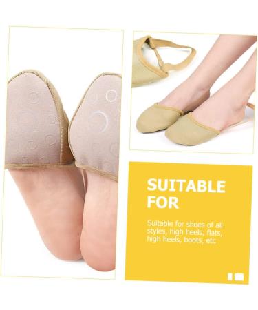 NOLITOY Yoga Toe Protector Socks - 3 Pairs Non-Slip Forefoot Cushions & Anti-Skid Pads for Ultimate Comfort - Sweat-Absorbent & Durable - Buy Online on GoSupps.com