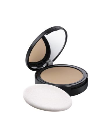 Compact Pressed Powder Matte Finishing Powder Makeup Long Lasting Lightweight Vegan Formula Easy to Apply Makeup for Girl & Women 0.35 Oz Medium Beige