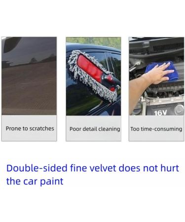 Micro Thick Multi Fiber Single Sided Gloves Lambswool Wash Gloves Car Household Cleaning Gloves Beige - Buy Online on GoSupps.com