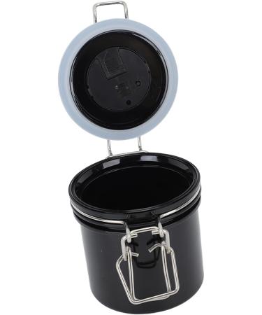 Eyelash Glue Storage Jar Eyelash Glue Storage Container Large Screen 200ml Stainless Steel Sealed Large Capacity Ctivated Carbon for Eyelash Shop (Black) - Buy Online on GoSupps.com