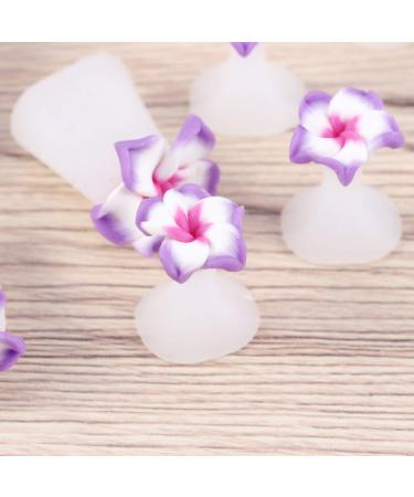 Lurrose 8-Piece Silicone Toe Spreader - Nail Polish & Pedicure Tool | Flower Design Toe Separators for Manicure & Nail Art | Women's Gel Toe Protection - Buy Online on GoSupps.com
