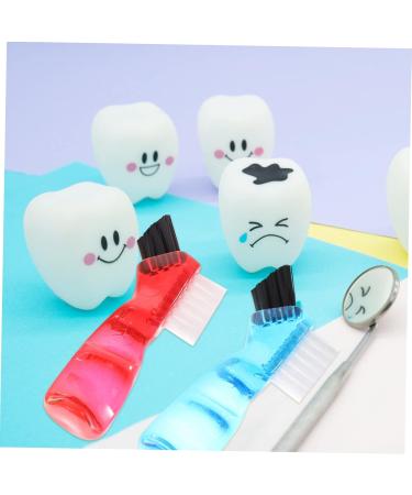 PartyKindom 12 Pcs Toothbrush Cleaning Brush - Small Plastic Jewelry Cleaners in Assorted Colors | Pack of 1 - Buy Online on GoSupps.com