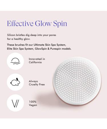 Vanity Planet Replacement Silicon Facial Brush Head for Ultimate Skin Spa & GlowSpin | Water Resistant & Quick-Drying - Buy Online on GoSupps.com