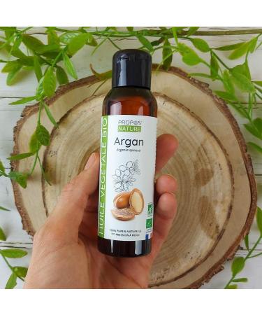 Organic Argan Oil - 100% pure and natural - 100ml - PROPOS'NATURE - Buy Online on GoSupps.com