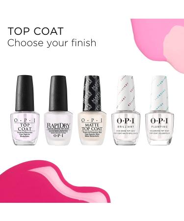 OPI RapiDry Nail Polish Drying Top Coat - Quick Drying, High Shine & Glossy Finish - 0.5 fl oz - Buy Online on GoSupps.com
