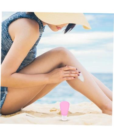 3pcs Silicone Press Bottle Refillable Bottles Leakproof Containers Shampoo Bottle Portable Travel Bluex3pcs Size 3x3pcs - Buy Online on GoSupps.com