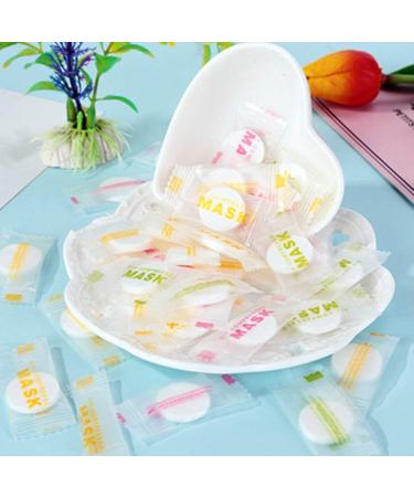 Beaupretty 100 Pcs Compressed Face Mask Leaves - Natural DIY Facial Care Paper Masks for Beauty - Buy Online on GoSupps.com