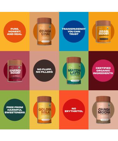 OMG Superfoods Certified Organic Energy Boost Instant Coffee Blend Cordyceps & Reishi | Stir & Enjoy in Seconds USDA Organic - Buy Online on GoSupps.com