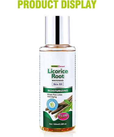  Linsition Organic Licorice for Skin | 3.38 fl oz Licorice Extract Essential Oil for Moisturizing | White Facial Oil with Moisturizing and Whitening Effects - Buy Online on GoSupps.com