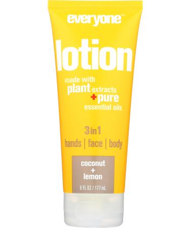 Everyone 3 In 1 Lotion Coconut Plus Lemon, 6 Oz coconut,lemon 6 Fl Oz (Pack of 1)