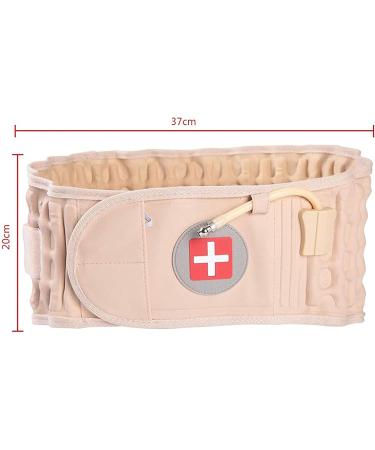 Lumbar Support Decompression Belt Inflatable Back Brace Spinal Air Traction Device Back Lumbar Corrector Lower Back Pain Relief for Herniated Disc - Buy Online on GoSupps.com