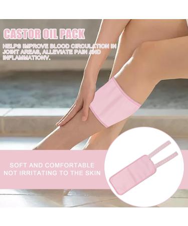 Qiyifang Castor Oil Pack - Waterproof Reusable Natural Compress for Calves & Sleep Aid - Buy Online on GoSupps.com