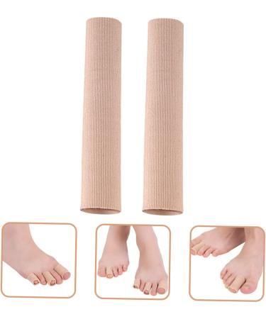 Healifty 6 Pcs Toe Cover Men's Gel Silicone Sleeves - Anti-Friction Toe Tubes & Finger Sleeves, Beige, Reusable & Cuttable - Buy Online on GoSupps.com