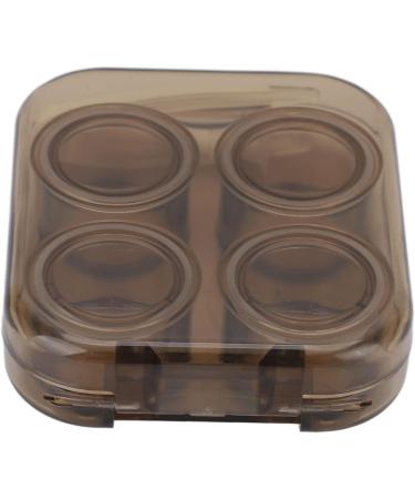 Contact Lenses Container Protective Transparent Contact Lens Case Tweezer Clip Kit Portable for Office for Travel for Women (Brown) - Buy Online on GoSupps.com