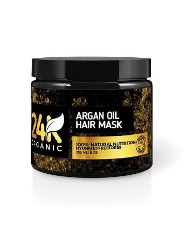 Argan Oil Hair Mask - Deep Conditioner and Hair Moisturizer Repair Dry Damaged or Color Treated Hair