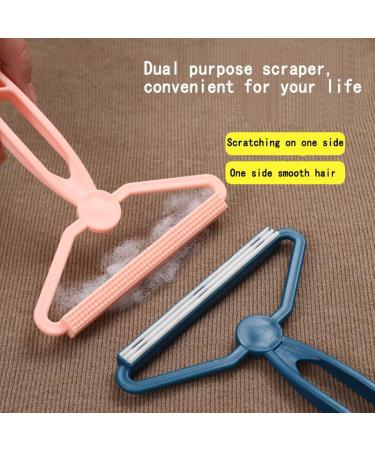 MoNing Portable Pet Hair Remover - Best Dog & Cat Hair Scraper for Couch Carpet & Furniture | Lint Cleaner in Blue - Buy Online on GoSupps.com
