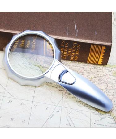 Magnifying Glasses Educational Hobby Magnifiers with Light 75Mm Hd Handheld Reading Aids Magnifiers 6 Led Eye Protection Gift Comfortable Anniversary - Buy Online on GoSupps.com