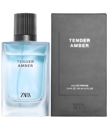 Zara Tender Amber Cologne for Men EDP Eau De Parfum 100 ML (3.4 FL OZ)