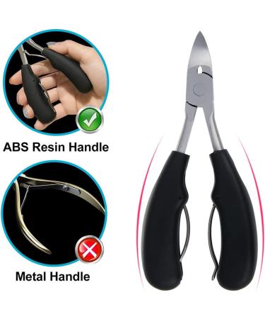 Eummy Toenails Trimmer Toenail Clippers for Ingrown or Thick Nails Cuticle Nipper Trimmer Toenail Nipper for Seniors with Protective Cover Stainless Steel Nail Scissors for Ingrown Hard Toe Nail Finge - Buy Online on GoSupps.com