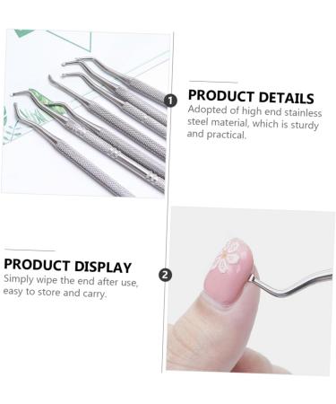 minkissy 1 Set Manicure Tools Reverse Cuticle Trimmer Nippers Pusher Professional Pedicure Tools Cuticle Stick Cuticle Tool Cuticle Remover Tweezers for Craft Grid Stainless Steel Slicer - Buy Online on GoSupps.com