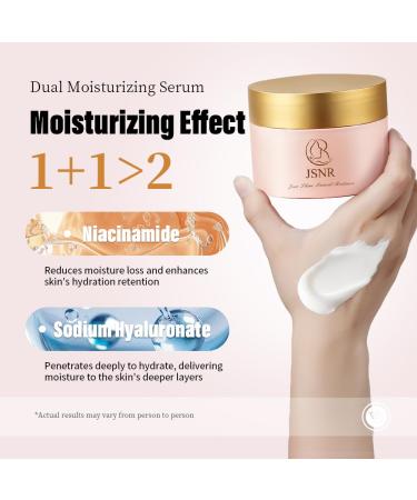 JSNR Deep Moisturizing Cream Intense Hydration & Barrier Repair Niacinamide + Collagen Formula Locks in Moisture for Dewy Skin- skincare moisturizer 100ml - Buy Online on GoSupps.com