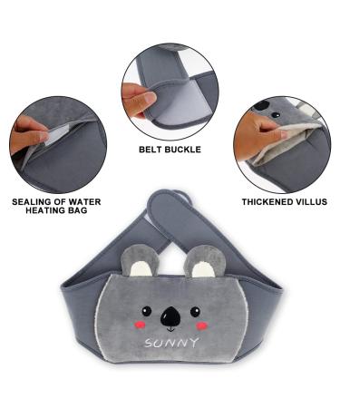 Premium Rubber Heat Bottle with Soft Waist Cover | Hot Water Bag for Neck Shoulder Back Legs & Waist - Ideal for Pain Relief & Relaxation - Buy Online on GoSupps.com